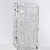 Ваза «Силвио», 20.5×15 см, стекло, прозрачная