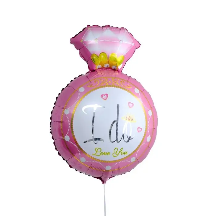 Воздушный шар фольгированный 32" «Розовое кольцо», фигура