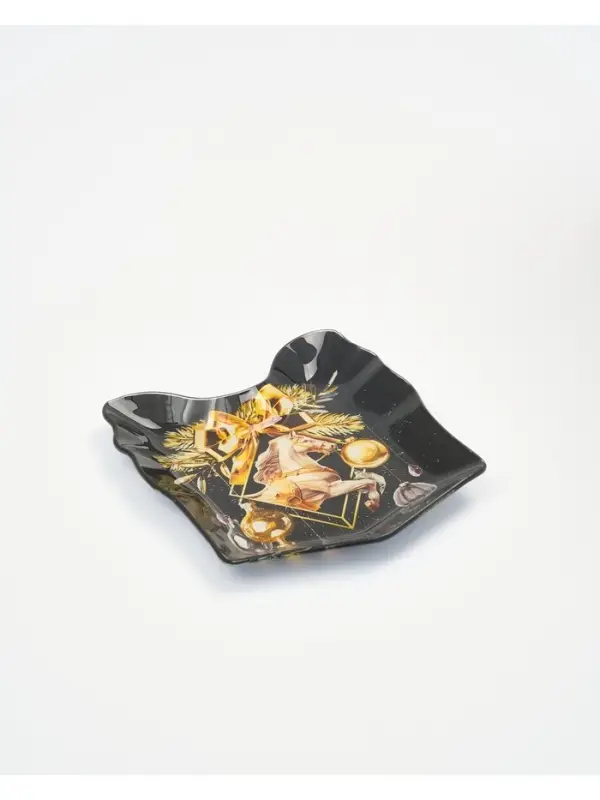 Тарелка плоская новогодняя «Роскошного года», 15.1×17.3 см