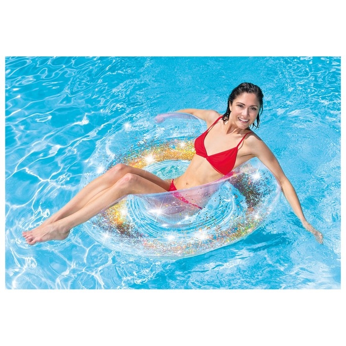 Круг для плавания «Блеск», d=119 см, от 9 лет, цвет МИКС, 56274NP INTEX Круг для плавания «Блеск», d=119 см, от 9 лет, цвет МИКС, 56274NP INTEX