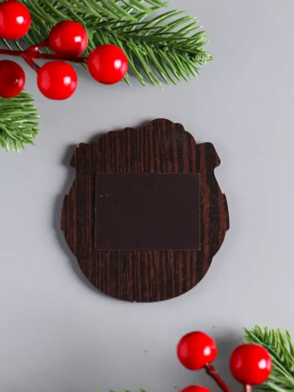 Магнит новогодний подкова  Магнит новогодний подкова "Богатства" 7х7 см