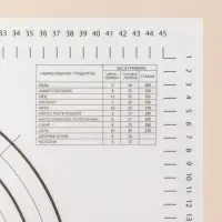 Коврик для выпечки и раскатки теста с разметкой KONFINETTA, армированный, силикон, 40&times;50 см, 0.44 мм, чёрный