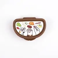 Бутербродница «Лапки», 14×10×4 см Бутербродница «Лапки», 14×10×4 см