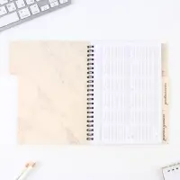 Планинг-ежедневник «Учителю, который вдохновляет», формат А5, 45 листов, мягкая обложка на спирали с разделителями