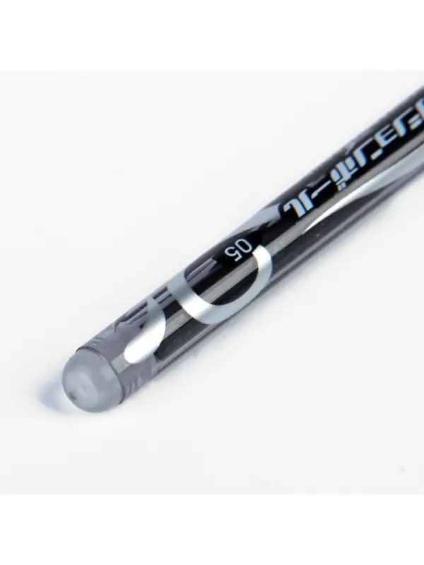 Стираемая ручка, гелевая, чёрный стержень, узел 0.5 мм