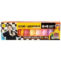 Игрушка в наборе Легкий пластилин Влад А4 12 шт с шариковым пластилином огненные цвета коробка 10948 Игрушка в наборе Легкий пластилин Влад А4 12 шт с шариковым пластилином огненные цвета коробка 10948