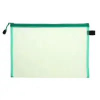 Папка-конверт на молнии А4, Calligrata &laquo;Сеточка&raquo;, МИКС