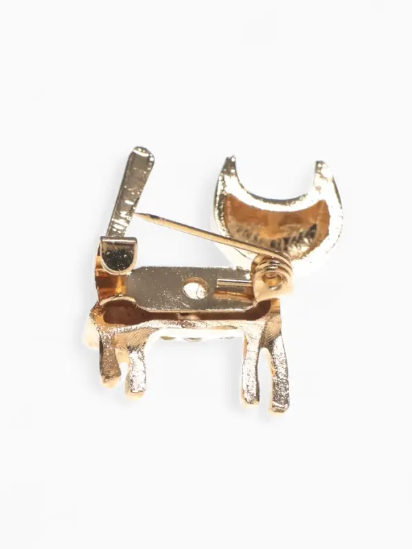 Брошь &laquo;Кошечка&raquo;, с цветком, МИКС