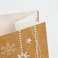 Пакет подарочный без ручек &laquo;С Новым годом! Радости и счастья!&raquo;, 10&times;19.5&times;7 см