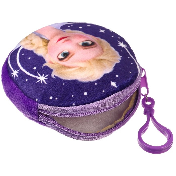 Кошелек плюшевый круглый, Холодное сердце