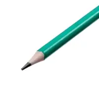 Набор карандашей чернографитных Calligrata. Classic, 12 штук, HB, с ластиком, трёхгранные, пластиковые, зелёный корпус