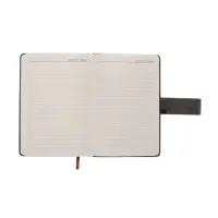 Ежедневник недатированный формат А5, с хлястиком, 112л, линия, пвх, Серый Ежедневник недатированный формат А5, с хлястиком, 112л, линия, пвх, Серый