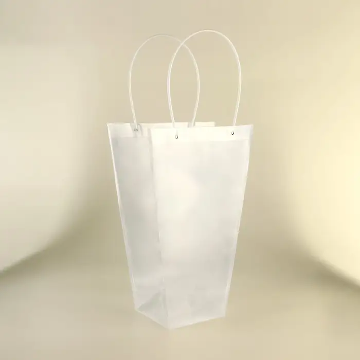 Сумка для цветов прозрачная, влагостойкая, 42.5&times;29&times;15 см
