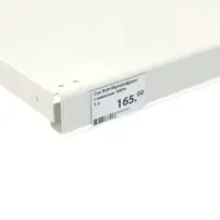 Ценникодержатель полочный самоклеящийся, DBR=39, 1000 мм, прозрачный