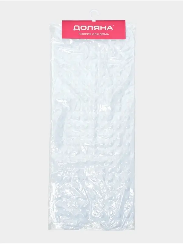 Коврик для ванной на присосках Доляна &laquo;Пузырьки&raquo;, 100&times;40 см, белый