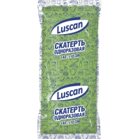 Скатерть одноразовая Luscan, 110х140см, зеленая