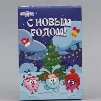 Коробка подарочная самосборная &laquo;С Новым годом!&raquo;, 16&times;23&times;7.5 см, Смешарики