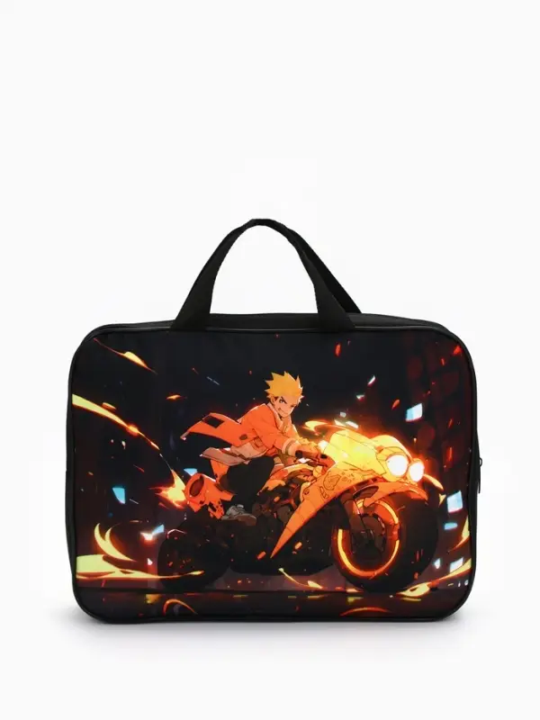 Папка для труда, А4, текстильная, 35&times;27&times;7 см &laquo;Аниме мото&raquo;