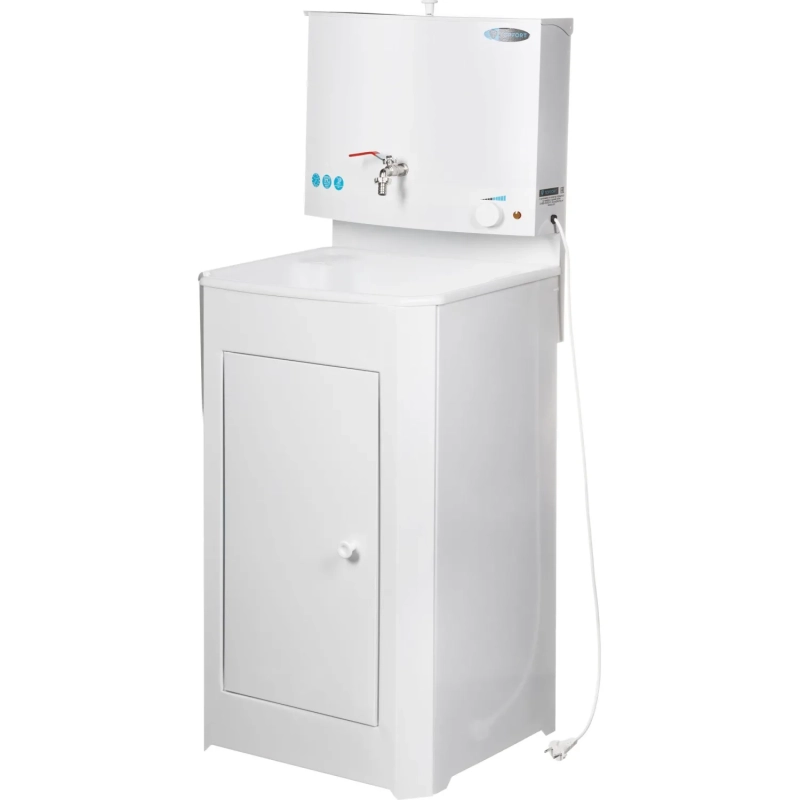 Умывальник дачный Topfort ELEGANT с подогревом 17л, пласт мойка, белый