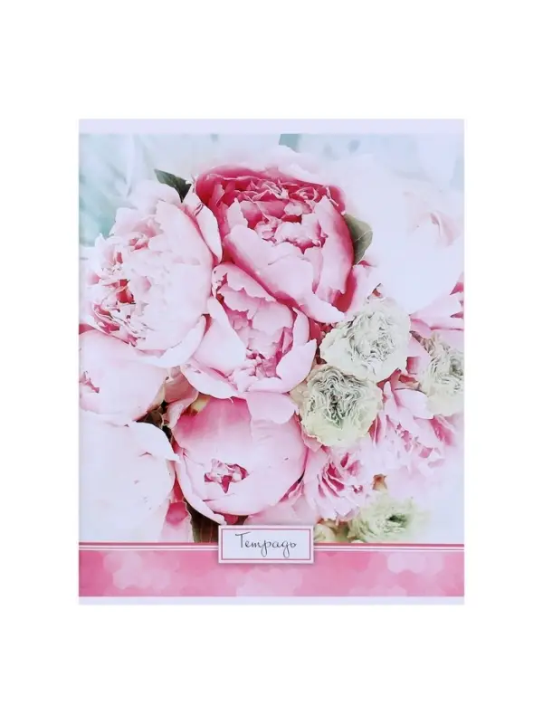 Тетрадь 48 листов в клетку, Calligrata &laquo;Яркие цветы&raquo;, МИКС