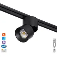 Светильник трековый BayerLux SLIM &laquo;Точка&raquo;, LED, 5 Вт, 3000K-6000К, 48 В, CRI90, 8&times;8&times;9.5 см, чёрный