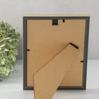 Фоторамка для фото 15х21 см "Oframe", пластик, золото, (пластиковый экран)