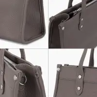 Сумка женская тоут TEXTURA на молнии, с кошельком, 30&times;10&times;24 см, тёмно-серый