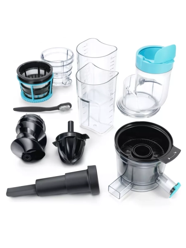 Соковыжималка шнековая HY-JS6534 светло-синий