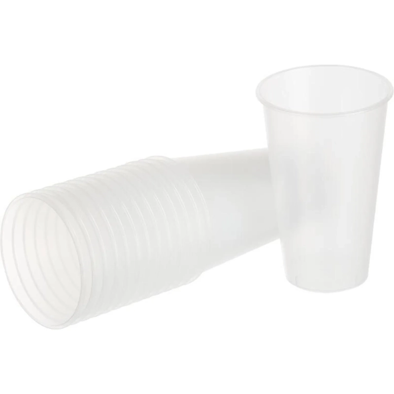 Стакан одноразовый Bubble Cup 375мл матовый/прозр., 300шт/кор (1020П)