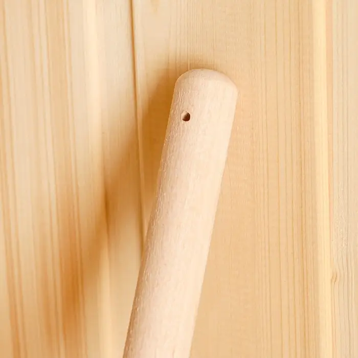 Ковш - черпак для бани и сауны &laquo;Прямой&raquo;, нержавеющая сталь, 200 мл, деревянная ручка