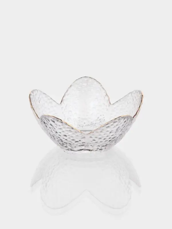 Салатник фигурный &laquo;Цветок&raquo;, 150 мл, 12&times;5 см, стекло