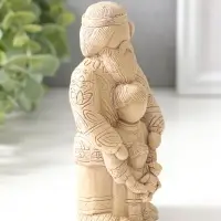 Статуэтка "Опора рода" 13х5 см, бежевый с эф. состаривания