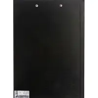 Планшет с зажимом А4, 2 мм, Calligrata прочный, картон/бумвинил, черный (клипборд)