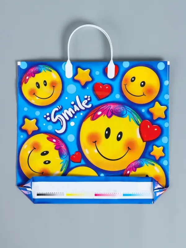 Пакет &laquo;Лайк&raquo;, полиэтиленовый с пластиковой ручкой, 80 мкм 37&times;34 см