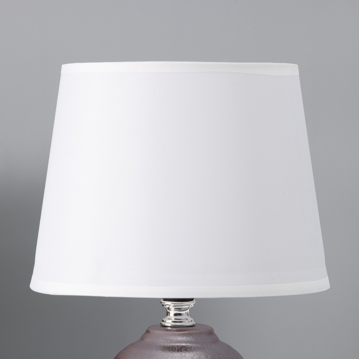 Настольная лампа с абажуром RISALUX «Тирел», Е14, 40 Вт, 18×18×30 см Настольная лампа с абажуром RISALUX «Тирел», Е14, 40 Вт, 18×18×30 см