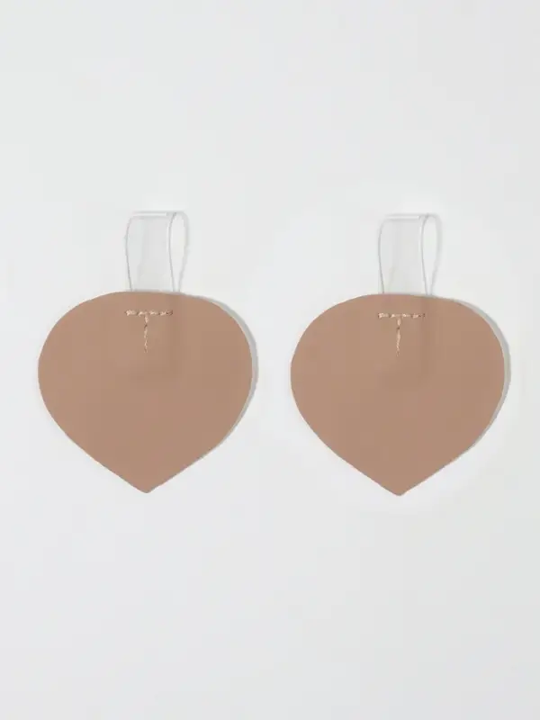 Пяткоудерживатели с петелькой, 5.8&times;4.4 см, бежевые