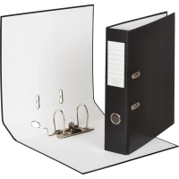 Папка-регистратор  75мм, 10шт/уп, черный,ПБП1,карм.кор