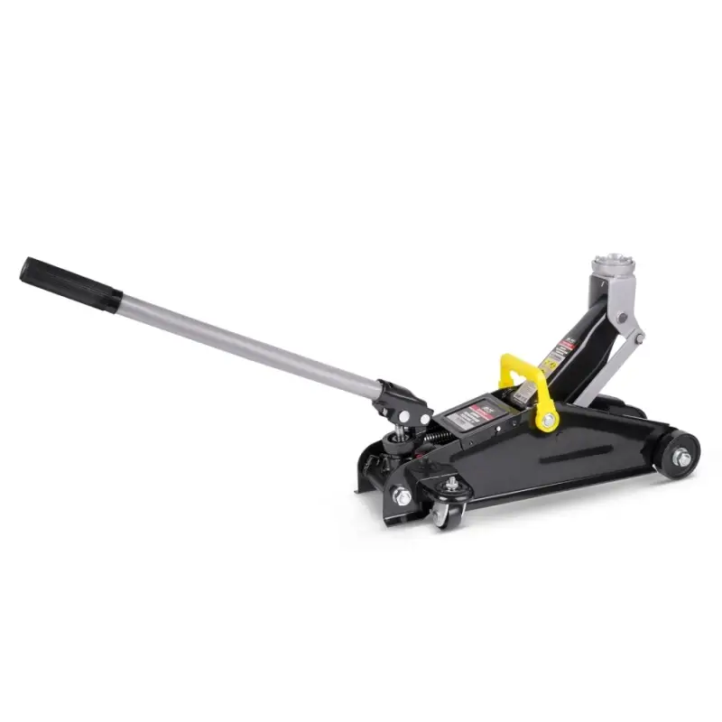 Домкрат подкатной AVS FJ-2000AL (поворотная ручка 360 градусов), 2т, 135-340мм. в кейсе