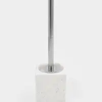 Ерш для унитаза с подставкой керамика "Крошка" белый