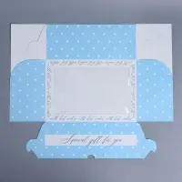 Коробка для капкейков, кондитерская упаковка с окном, 6 ячеек «Special gift for you», 25 х 17 х 10 см