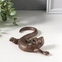 Сувенир чугун "Ящерица" 18,7х10,2х3 см
