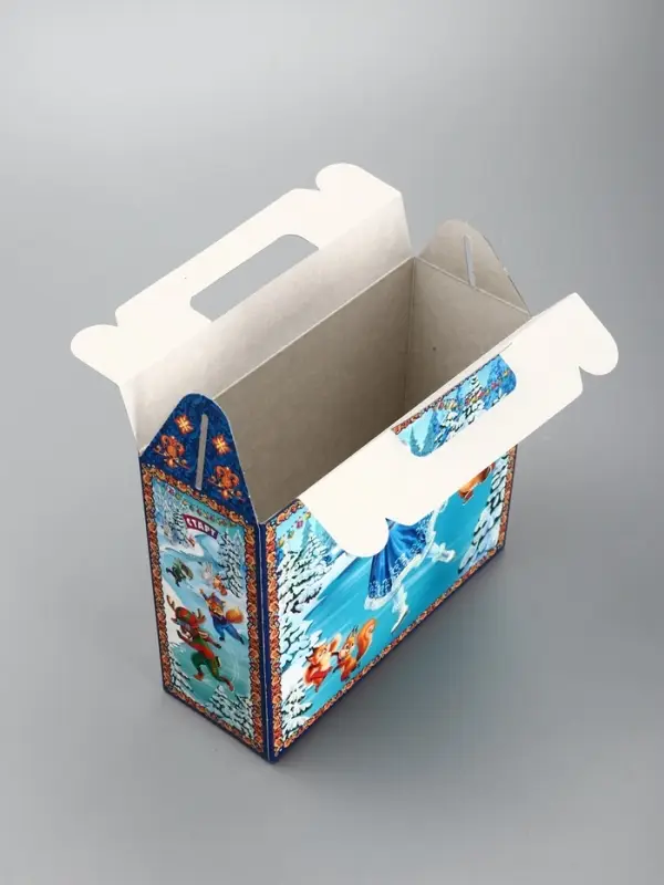 Подарочная коробка новогодняя «Олимпиада», Чемоданчик малый, 17.3×6.5×15 см Подарочная коробка новогодняя «Олимпиада», Чемоданчик малый, 17.3×6.5×15 см