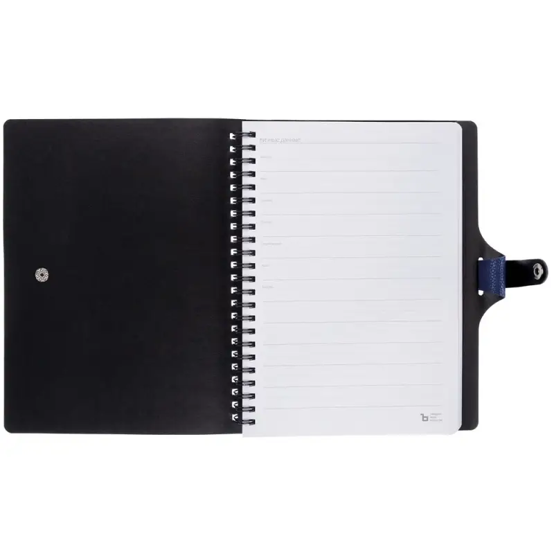 Ежедневник Strep Front на заказ, недатированный, темно-синий Ежедневник Strep Front на заказ, недатированный, темно-синий