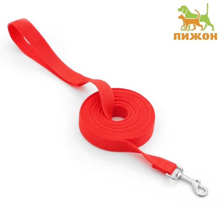 Поводок 5 м х 2,5 см, красный Поводок 5 м х 2,5 см, красный