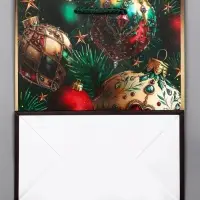 Пакет подарочный новогодний ламинированный, «Новогодний» , 18×10×22.3 см Пакет подарочный новогодний ламинированный, «Новогодний» , 18×10×22.3 см