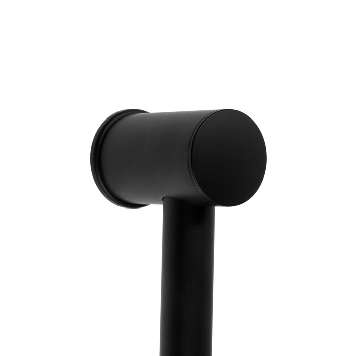 Душевая стойка ZEIN S06, с держателем для душевой лейки, черная Душевая стойка ZEIN S06, с держателем для душевой лейки, черная