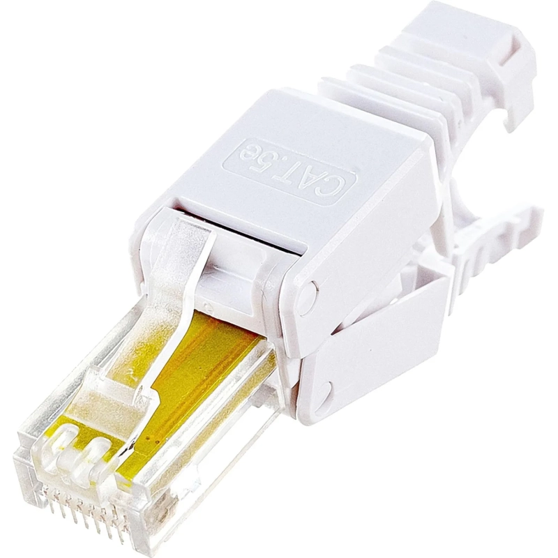 Коннектор полевой LANMASTER LAN-TMP-U5E-WH, неэкранированный, кат.5E