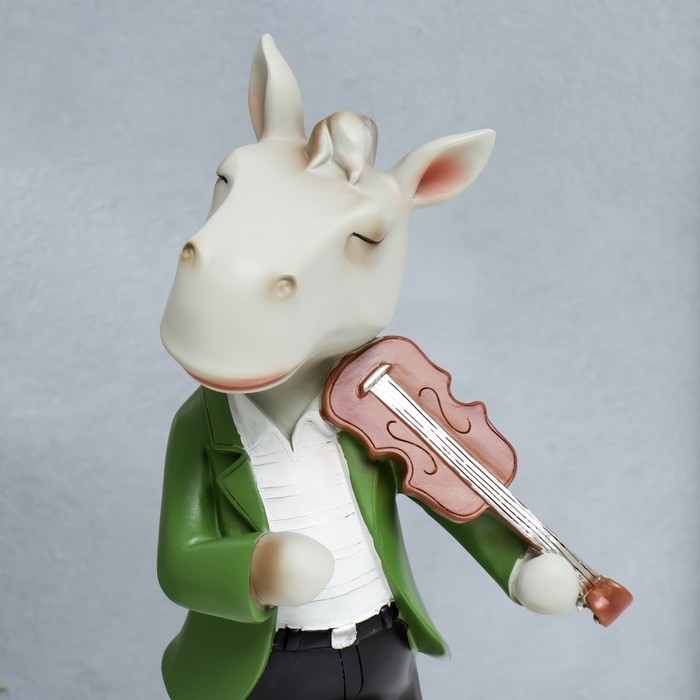 Сувенир полистоун Сувенир полистоун "Бременские музыканты. Конь со скрипкой" 31,5х15х15,5 см