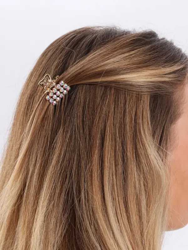 Крабик для волос «Классик», 2.5 см, золото Крабик для волос «Классик», 2.5 см, золото