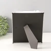 Фоторамка пластик 13х18 см "Узорная" белая 23,5х19 см